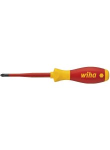 Wiha SB320106515001 Schraubendreher SoftFinish electric slimFix Schlitzkopf 6,5 mm