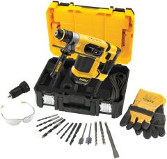 DeWalt D25417KT-QS SDS-Plus combihamer, 1000W met snelwisselboorkop  + boor/beitelset