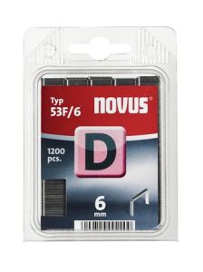 Novus 042-0374 D 53F/6 Heftklammern 6 mm 1200 Stück