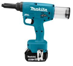 Makita DRV250RTJ Accu Blindklinknageltang t/m 6,4mm 18V 5.0Ah Li-Ion in MBox