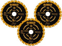 DeWalt Zubehör DT10399-QZ Kreissägeblatt 190 x 30 mm 3 x DT10304