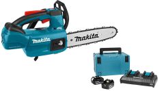 Makita DUC254PTE LXT 18 V Tophandle Kettensäge 25 cm Lieferung mit Starterset 197629-2