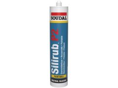 Soudal 115962 Silikondichtstoff Silirub P2 Weiß Ral 9010 - 310ml