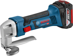 Bosch Blauw 0601926201 GSC 18V-16 Accuplaatschaar 18 Volt 5,0Ah Li-ion in L-Boxx