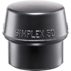 Halder 3202050 Schlagkappe SIMPLEX, Gummi 50 mm