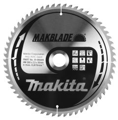 Makita Zubehör B-09086 HM-Sägeblatt für Holz 305 x 30 x 80T