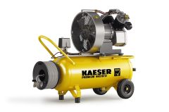 Kaeser 1.1821.10010 Premium 660/90D Zuigercompressor 400 Volt + Haspel incl. 20 mtr. luchtslang