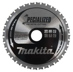 Makita Zubehör B-09759 Sägeblatt Spezialisiert Cermet/Metall 185 x 30 x 38T