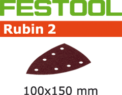 Festool 499135 Schuurbladen Rubin 2 STF Delta/100x150/7 P80 RU/50