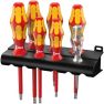 Wera 05006147001 160 i/7 Schroevendraaierset Kraftform Plus Serie 100 + Spanningszoeker + houder, 7-delig - 1