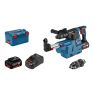 Bosch Blauw GBH 18V-26 F Combihamer + GDE18V-16 Ingebouwde Stofafzuiging 18 Volt 6,0 AH in L-Boxx 0611910004 - 3