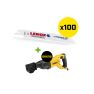 Lenox 20529B618RSET 100 x Powerblast Bi-Metall B618R 152x19x0.9mm 18TPI Stichsägeblatt Dewalt DWE305PK-QS - 1