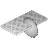 CMT-Sägeblatt für Metall und harte Materialien 305 x 25.4 x 60T - 3