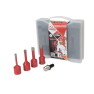 Rubi 50938 Mini Dry Gres Kit - SET WAX DROOGBOREN 6,8,10,12 ADAPTER - 1