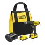 Stanley SFMCD711C2S FATMAX® V20 Akku-Schlagbohrschrauber 18V 1,5Ah im Softbag - 1