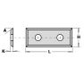 CMT WPL-Wechselklinge 4-seitig 28,3 x 9 x 1,5 mm 10 Stück - 1