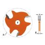 CMT 3 mm Scheibenfräser ohne Spindel - 2