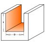 CMT 3 mm Einstechfräser mit 2 Zylinderschäften 8 mm - 1