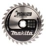 Makita Zubehör B-56699 Spezialisiertes HM-Sägeblatt 165 x 20 x 28T Dicke 1.40mm - 1