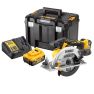 DeWalt DCS565P2-QW XR Accu Cirkelzaag 165mm 18V 5.0Ah Li-Ion in TSTAK - 1