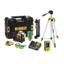 DeWalt DCE089D1GTRID Zelfnivellerende Kruislijnlaser Groene Straal 10,8V 2,0Ah XR Li-Ion  + Statief DE0881T + DE0892G ontvanger - 5