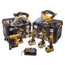 DeWalt DCK699M3T Kombipack XR 18 Volt 3 x 4,0 Ah Li-Ion - 5 Maschinen + Lampe und 2 T-Stak Koffer - 1