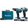 Makita DK18041 - DF457D Akku-Bohrmaschine TD127D Schlagschrauber 18V 1,5 AH Li-Ion - 1