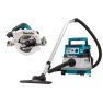 Makita DLX2390UX1 Combiset 2 x 18V met AWS - DHS900 cirkelzaag 235mm + DVC867L stofzuiger - 1