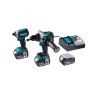 Makita DLX2418TJ - DHP486 Akku-Schlagbohrmaschine + DTD153 Akku-Schlagschrauber 18 Volt 3x 5.0 Ah Li-Ion - 1