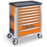 Beta 039000041 C39-8/O Werkzeugwagen mit 8 Schubladen Orange - 1