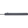 Brennenstuhl 1159540366 Secure-Tec 19.500A stekkerdoos met overspanningsbeveiliging 6-voudig antraciet 2m H05VV-F 3G1,5 - 4