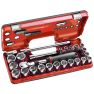 Facom SXL.DBOX2 Doppenset met verlengbare ratel van 1/2" Metrisch 10-32 mm - 1