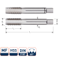 Rotec 3050807 HSS Handgewindeschneidsatz 2 Stück DIN 2181 MF 8x0,75 - 1