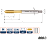 Rotec 330.0800T HSS-E 800 machinetap DL DIN 371B M 8x1,25 TiN - 1