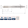 Rotec 333.0600 HSS-E UNI Maschinengewindebohrer DL DIN 371B M 6x1,0/gebrochenes Gewinde - 1