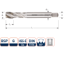 Rotec 341.1000C HSSE 800 M.Gewindebohrer /35° BSP G 1-11 - 1