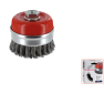 Rotec 798.0020 Topfbürste zyl. Kappe M14 65 x 0,50 mm Stahldraht gedreht - 1